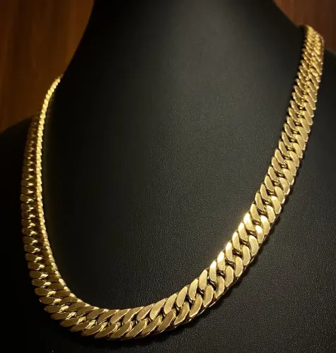 Corrente em Ouro 18k 750 Elo Grumet Duplo 50 Gramas