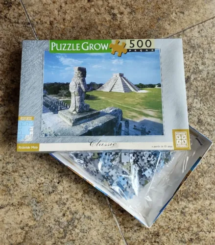 Quebra-cabeça Puzzle Grow Pirâmide Maia- 500 peças 