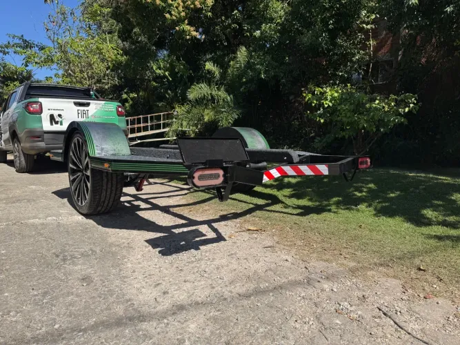 Carretinha reboque Marreco de Goiás para jet-ski moto aquática