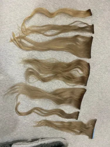 Mega cabelo loiro humano 