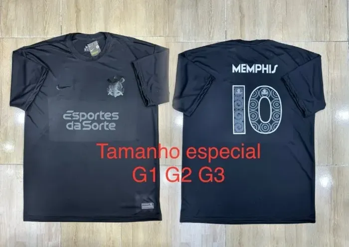 Camiseta Corinthians Plus Size Memphis 