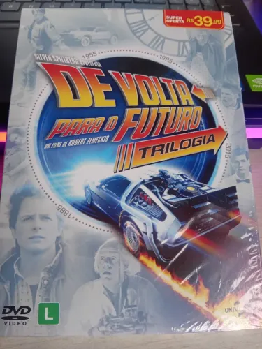 Trilogia De volta para o futuro em DVD Lacrado.