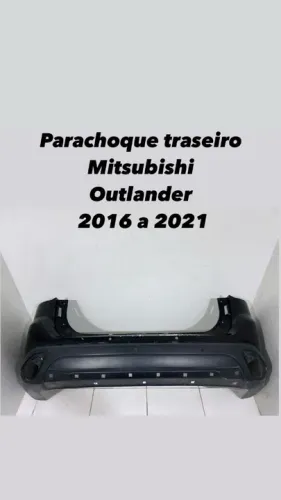 Parachoque Traseiro Mitsubishi Outlander 2016 a 2021