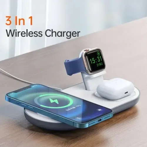 Carregador sem fio Magsafer 3 em 1 Apple