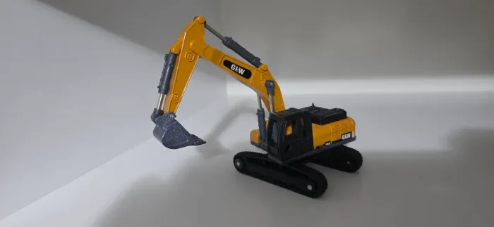 Escavadeira articulada de metal escala 1.32