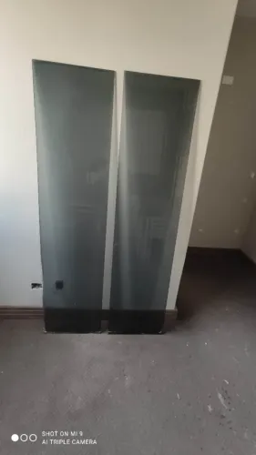 Box para banheiro de canto - vidro Blindex Fume