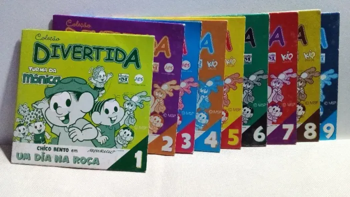 Lote 9 Cd-Roms Pc Turma Da Mônica - Coleção Divertida