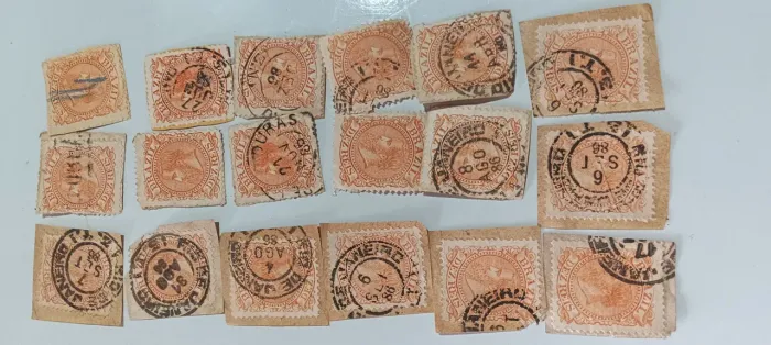 Selo postal para colecionadores 10 unidades 