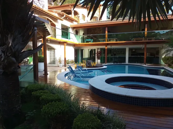 Casa de luxo em Nova Santa Isabel com 5 dormitórios, 4 suítes e 8 banheiros - venda por R$