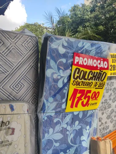 Colchão Solteiro D-20 em Promoção- Direto da fábrica para sua casa, pague na entrega.