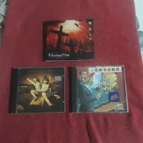 Lote CDs: Van Halen, W.A.S.P. e Kansas (Rock Internacional)