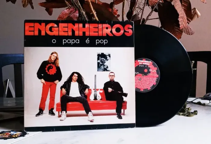 LP Vinil - Engenheiros do Hawaii - O Papa é Pop c/ encarte