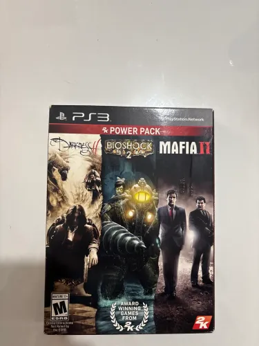 Jogo The Darkness 2 - Bioshock 2 - Mafia 2 Power Pack Ps3 2k (Usado)
