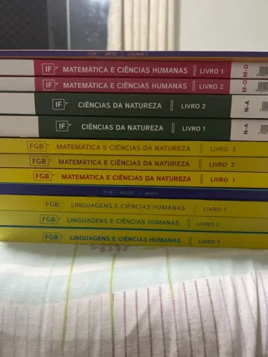 Livros Didáticos FGB - conjunto completo 1 ano