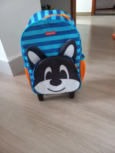 Mochila Infantil Sestini com rodinhas - Unissex
