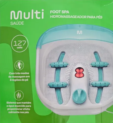hidromassageador de pes, excelente produto para manicures.