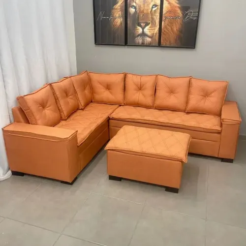 SOFÁ DE CANTO SUPER CONFORTÁVEL ALTA QUALIDADE SURPREENDA-SE!! IWIPR