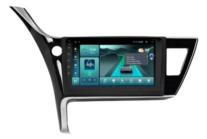 Central Multimídia Android 13 9 Pol.  Carplay e Android Auto Corolla 2017 a 2019