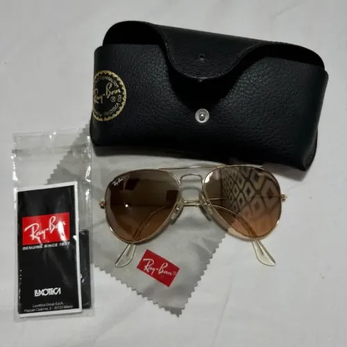 Óculos Ray Ban de Sol Aviator original sem detalhes