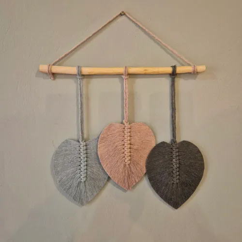 Painel de Folhas em Macramé 70,00