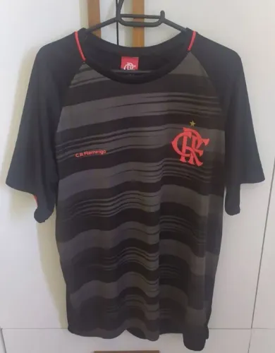 Camisa Flamengo Original G Braziline Honda Preta Cinza