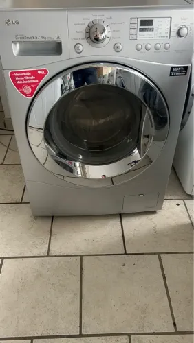 Lava e seca LG 8,5 kg inverter prata 