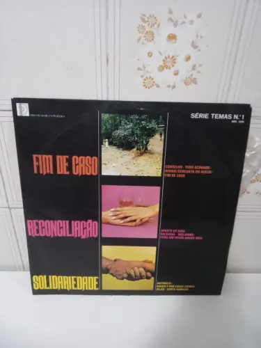 LP disco de vinil Yvette & Eduardo Conde Fim de Caso Reconciliação Solidariedade