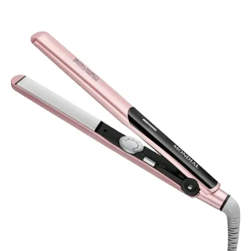 PRANCHA/CHAPINHA CERAMICA GOLDEN ROSE MONDIAL P-20 8920-01 ROSE BIVOLT