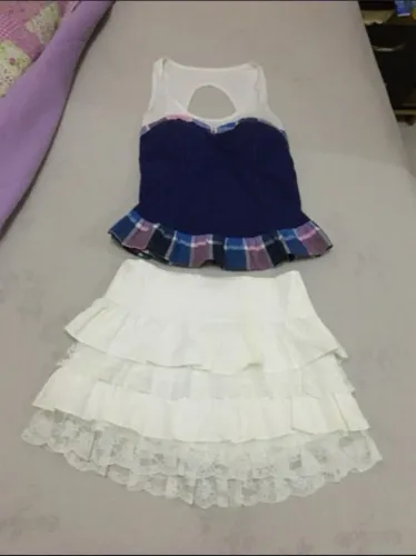 Conjunto De Blusa E Saia Para Festas - Marca Enfim/Kaka - Tamanho P