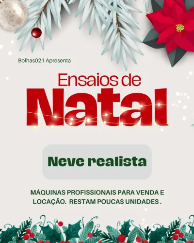 Maquina de neve artificial 