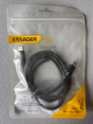 Kit carregador USB tipo c - usb c