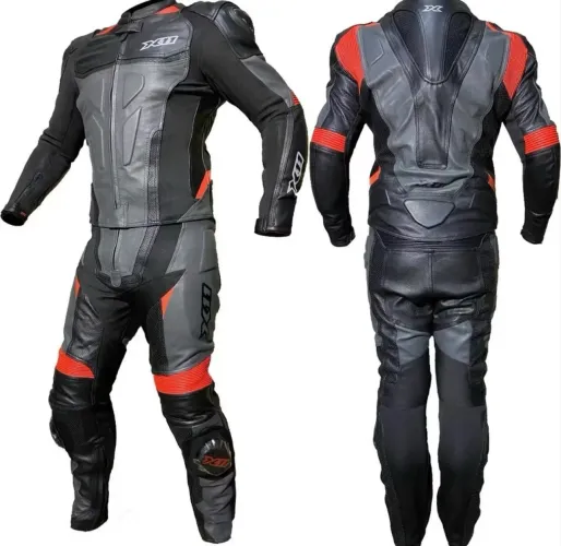 Macacão Motociclista X11 Couro 2 Peças Speed 2 Motoqueiro