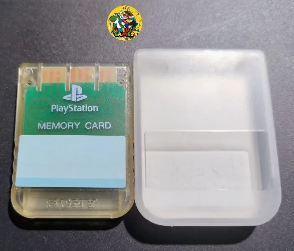 Memory card Transparente Playstation 1 (PS1) ORIGINAL