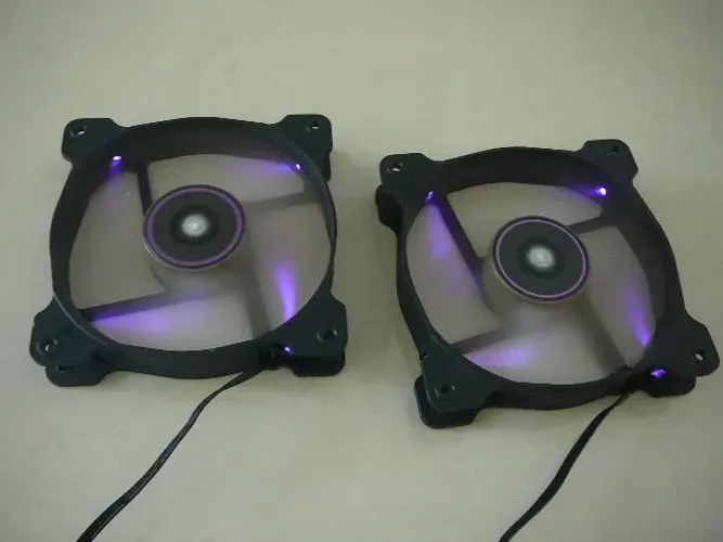 2 Cooler gabinete Corsair 120mm - Led Azul (mostruário)