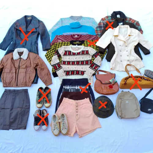 Lote de Roupas Vintage Sobretudo Jaqueta Couro Legítimo Bolsa Victor Hugo Tricot All Star 