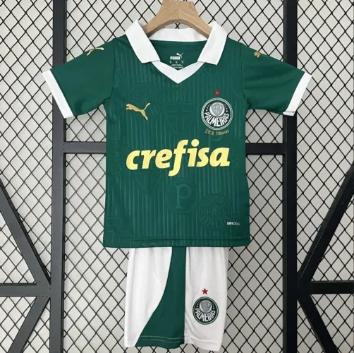 Conjunto Infantil Palmeiras Home I verde 24/25 tamanho 28 11/12 anos