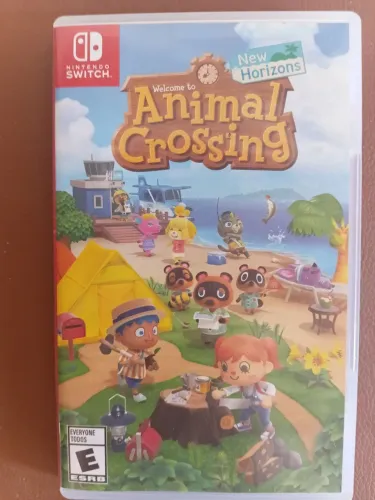 Jogo novo: Animal Crossing: New Horizons para Nintendo switch.