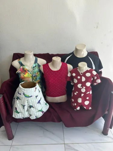 Manequins e Cruzeta para Loja - Grande, Médio e Pequeno