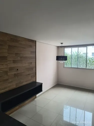 Apto 48 m2. 2 dorms planejados , porcelanato living rack, coz. plan cooktop teto gesso, la