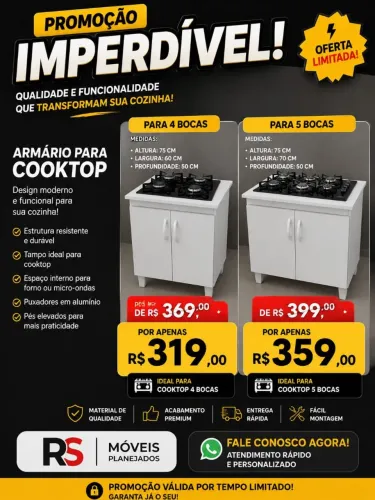Promoção imperdível cooktop