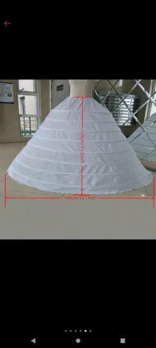 Saiote para vestido de noiva ou de debutante 
