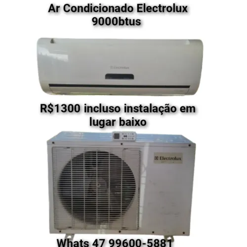 Ar Condicionado Electrolux 9000 btus incluso instalação