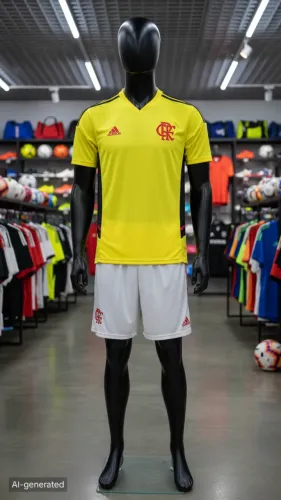 Camiseta/camisa do Flamego (Amarela).