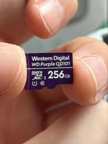 Cartão micro SD WD Purple 256GB Western Digital intelbras