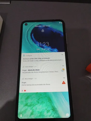 Celular Motorola modelo moto G - Com carregador, película e capa novos - Perfeito estado