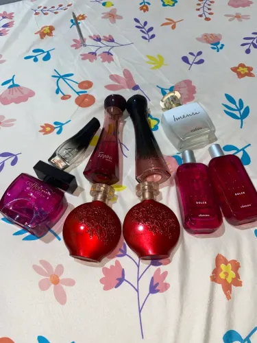 Lote de frascos de perfumes originais Natura, Boticário e Eudora
