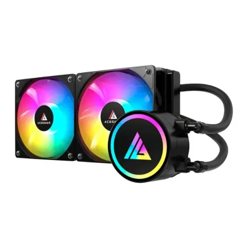 Water Cooler Acegeek E240, Rainbow, 240mm, Preto, Ag-e240-bk