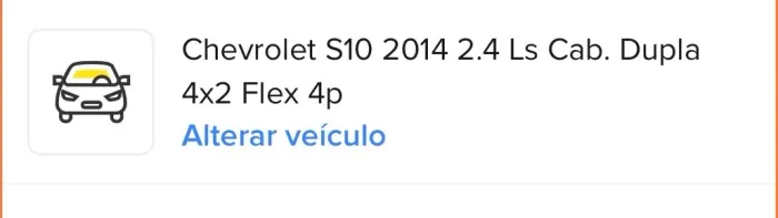 Catalisador S10 Primário 2014 flex
