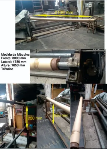 Máquina Rebobinadeira Slitter - Corta Papel e Plástico 