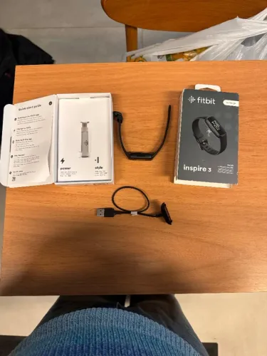 Fitbit Inspire 3 Preto - Completo - Caixa e Acessórios Originais - Excelente Estado
